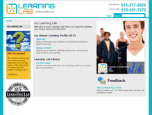 Tablet Screenshot of login.mylearnlab.com